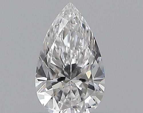 0.3 carat E-VVS1 Natūralus Pear Deimantas (1)