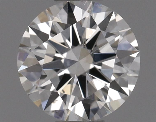 0.38 carat F-SI1 Excellent cut Natūralus Round Deimantas (1)