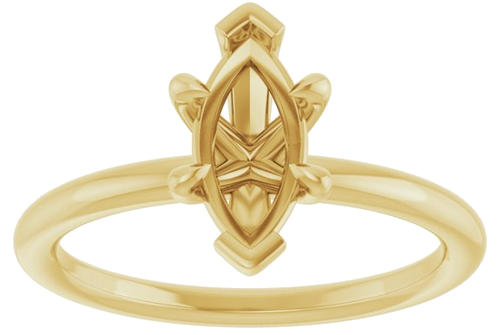 Sužadėtuvių Žiedas „Claw-Prong Solitaire“ 14k yellow gold Marquise 9.5mm x 5mm (3)