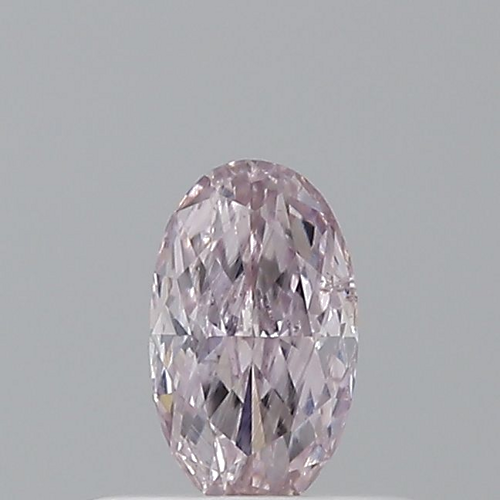 0.3 carat Fancy Light Purplish Pink-SI2 Natūralus Oval Deimantas (1)