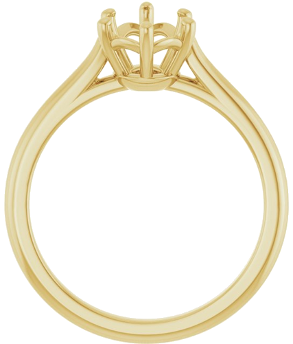 Sužadėtuvių Žiedas 14k yellow gold Pear 10mm x 6mm (2)