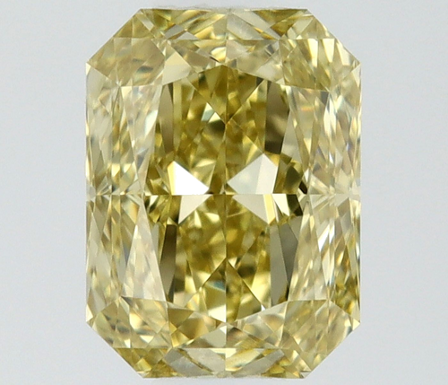 0.5 carat Fancy Yellow-IF Natūralus Radiant Deimantas (1)