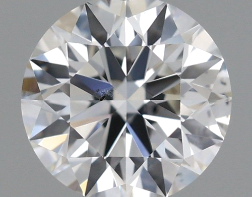 0.6 carat F-SI1 Very Good cut Natūralus Round Deimantas (1)