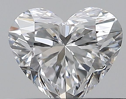 0.43 carat D-VVS2 Natūralus Heart Deimantas (1)