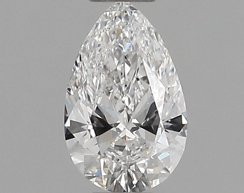 0.39 carat E-IF Natūralus Pear Deimantas (1)