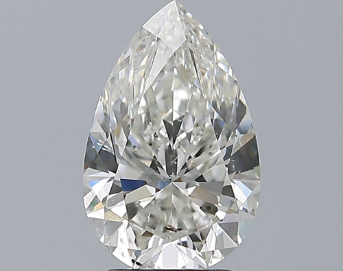 2.51 carat I-SI2 Natūralus Pear Deimantas (1)