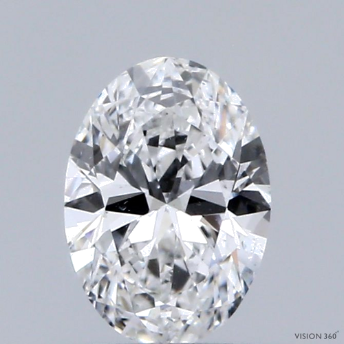 0.6 carat E-SI2 Natūralus Oval Deimantas (1)