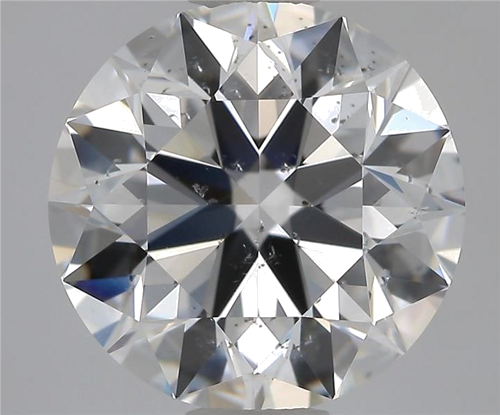2.4 carat F-SI2 Excellent cut Natūralus Round Deimantas (1)
