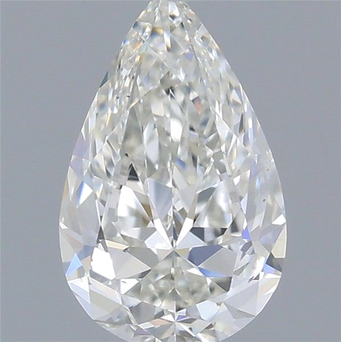 0.52 carat H-VS2 Natūralus Pear Deimantas (1)
