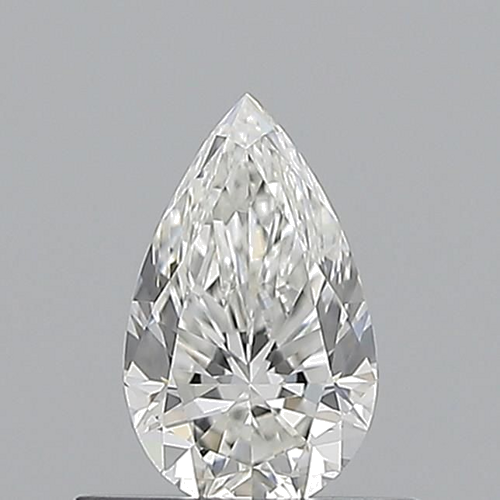 0.51 carat G-VVS2 Natūralus Pear Deimantas (1)