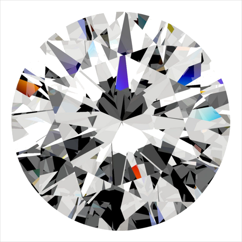 0.31 carat D-SI1 Excellent cut Natūralus Round Deimantas (1)