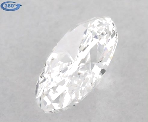 0.41 carat D-VVS1 Natūralus Oval Deimantas (1)