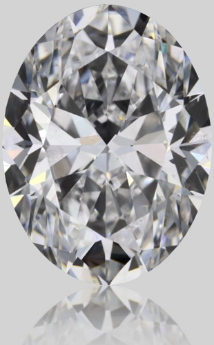 0.7 carat D-SI1 Natūralus Oval Deimantas (1)