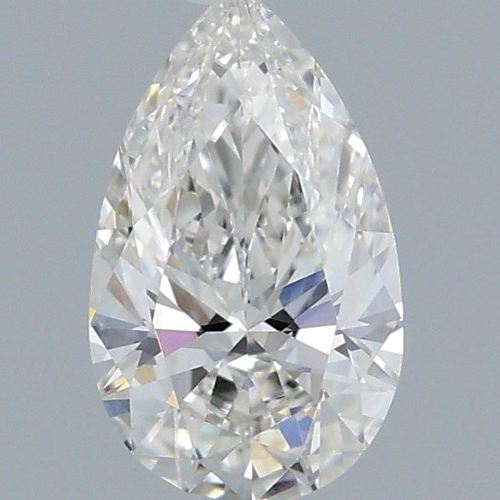0.51 carat I-VVS1 Natūralus Pear Deimantas (1)