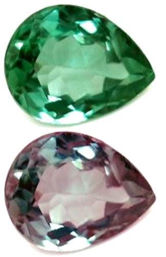 0.36 carat GREEN Pear Alexandrite (1)
