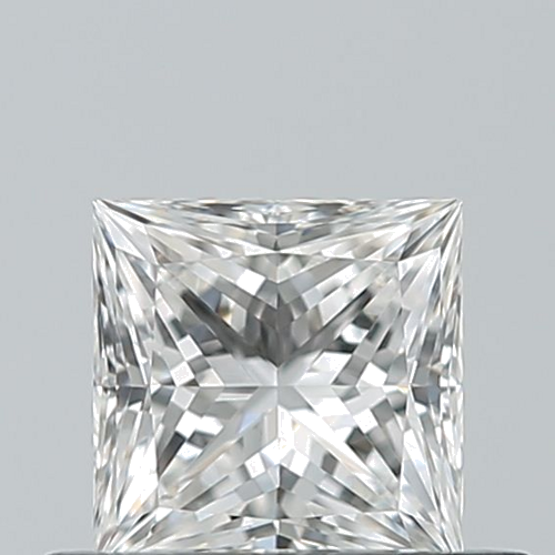 0.5 carat E-VVS1 Natūralus Princess Deimantas (1)