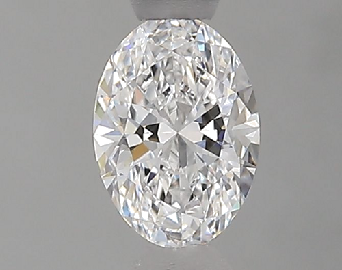 0.55 carat D-VVS2 Natūralus Oval Deimantas (1)