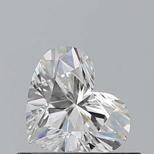 0.52 carat J-VVS1 Natūralus Heart Deimantas (1)