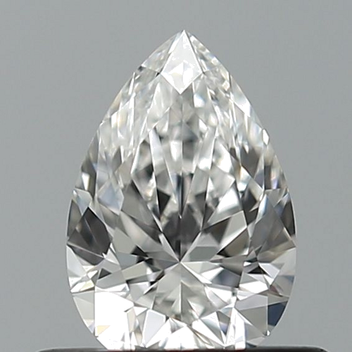 0.41 carat E-VVS1 Natūralus Pear Deimantas (1)