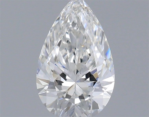 0.3 carat F-VVS2 Natūralus Pear Deimantas (1)