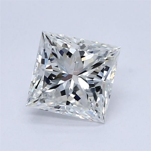 0.9 carat F-SI1 Natūralus Princess Deimantas (1)
