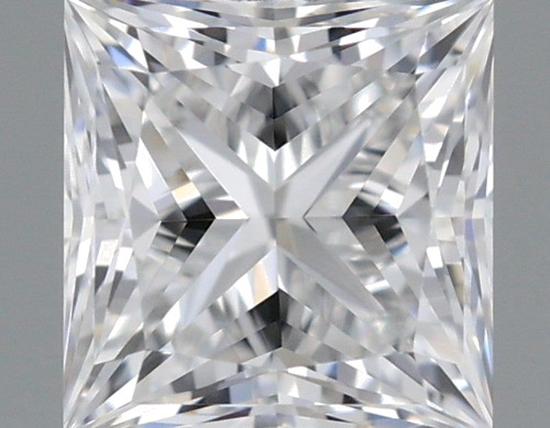 0.61 carat F-IF Natūralus Princess Deimantas (1)