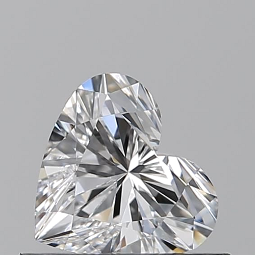 0.51 carat D-VVS1 Natūralus Heart Deimantas (1)