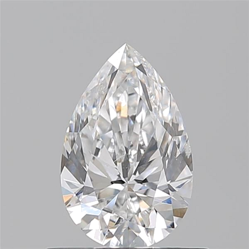 0.7 carat D-SI1 Natūralus Pear Deimantas (1)