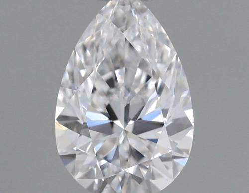 0.3 carat D-VS1 Natūralus Pear Deimantas (1)