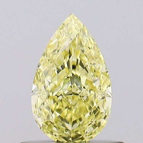 0.53 carat Fancy Intense Yellow-VS2 Natūralus Pear Deimantas (1)