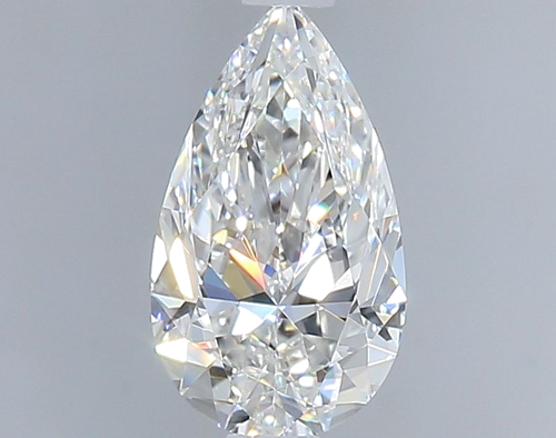 0.71 carat E-FL Natūralus Pear Deimantas (1)