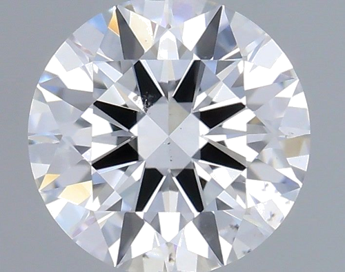 0.46 carat F-SI1 Excellent cut Natūralus Round Deimantas (1)