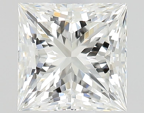 0.63 carat H-VVS2 Natūralus Princess Deimantas (1)