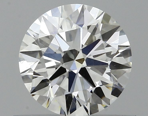 0.51 carat F-SI1 Excellent cut Natūralus Round Deimantas (1)