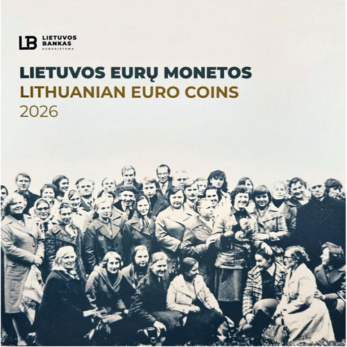 2026 Литва Резистентное сопротивление BU набор евро монет (1)