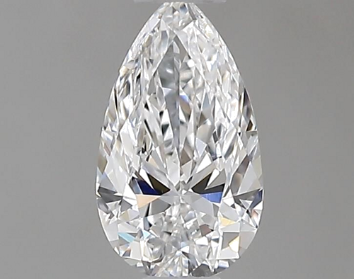 0.4 carat D-VS1 Natūralus Pear Deimantas (1)