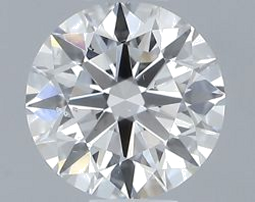 0.47 carat I-SI1 Excellent cut Natūralus Round Deimantas (1)