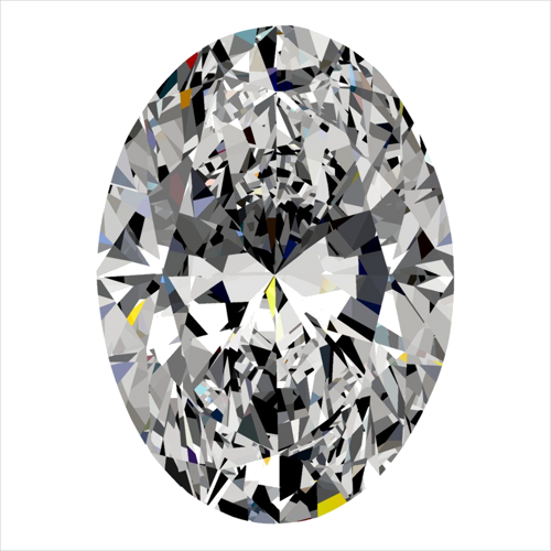 0.3 carat G-VVS1 Natūralus Oval Deimantas (1)
