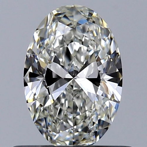 0.5 carat G-VS2 Natūralus Oval Deimantas (1)