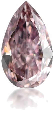 0.16 carat Fancy Brownish Pink-SI2 Natūralus Pear Deimantas (1)