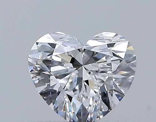 0.4 carat D-VVS2 Natūralus Heart Deimantas (1)