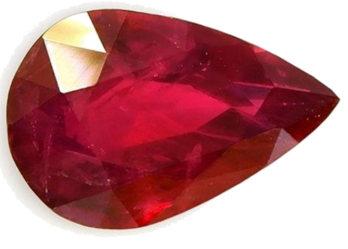 0.45 carat RED Pear Rubinas (1)