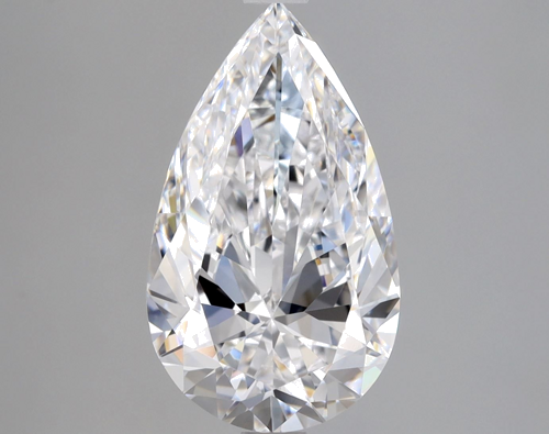 2.5 carat D-IF Natūralus Pear Deimantas (1)