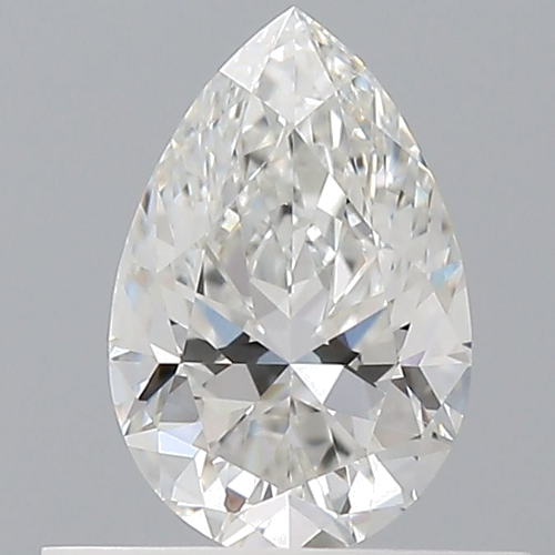 0.5 carat F-VVS1 Natūralus Pear Deimantas (1)