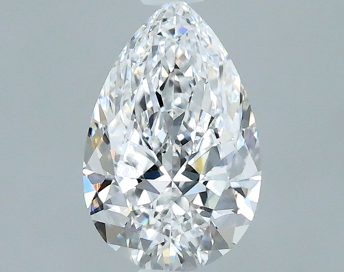 0.5 carat D-VS1 Natūralus Pear Deimantas (1)
