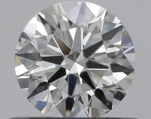 0.43 carat G-SI2 Excellent cut Natūralus Round Deimantas (1)