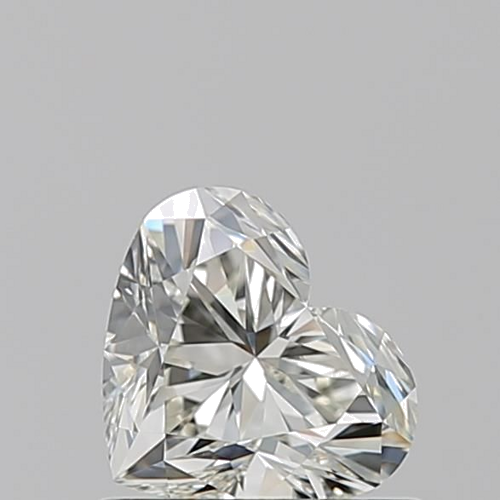 0.73 carat K-VVS2 Natūralus Heart Deimantas (1)