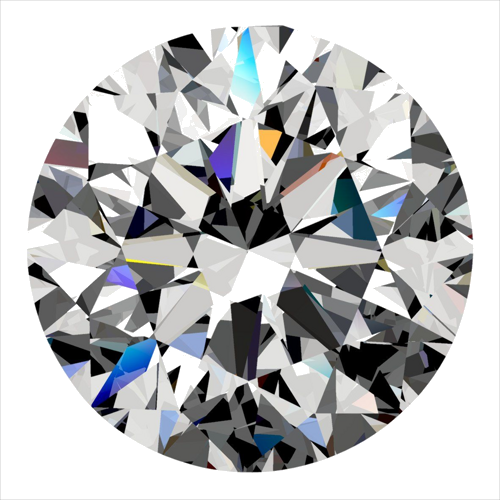 0.3 carat F-VVS1 Very Good cut Natūralus Round Deimantas (1)
