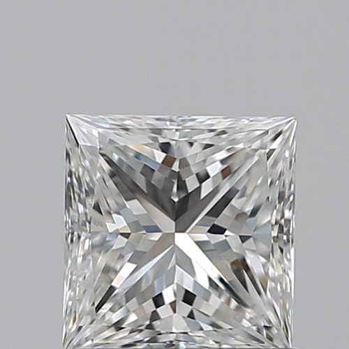 1.01 carat F-VS2 Natūralus Princess Deimantas (1)