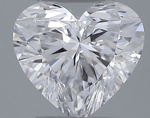 0.34 carat D-VVS2 Natūralus Heart Deimantas (1)